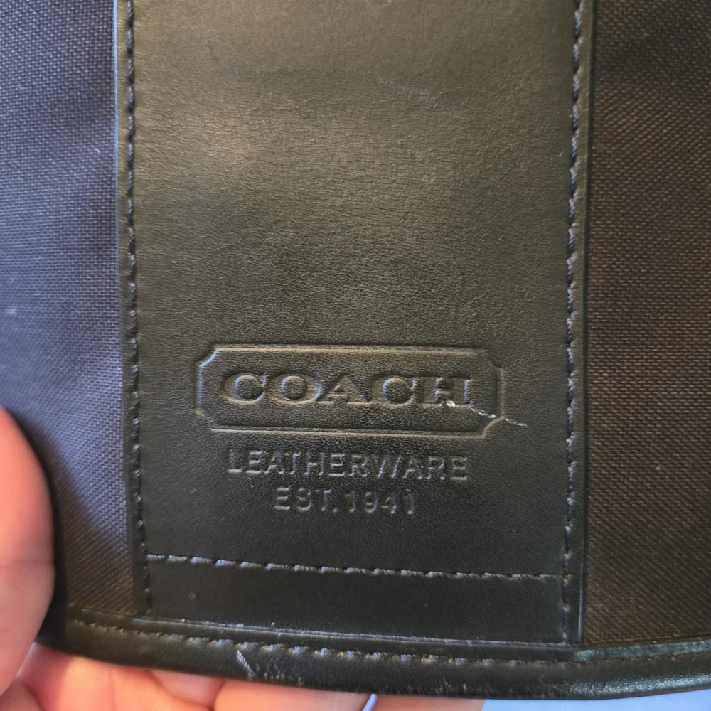 Coach Black Leatherware Men's Bag - Picture 1 of 16